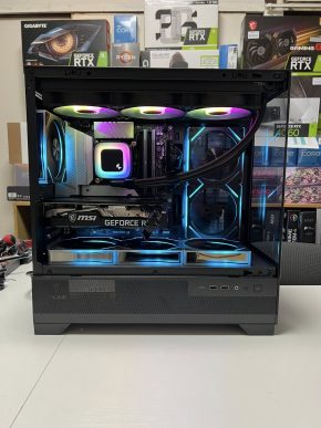 CASE ĐEN  MSI i5-14600KF RTX  3060 Ti  8GB 32GB / 1TBSSD Full KÍNH