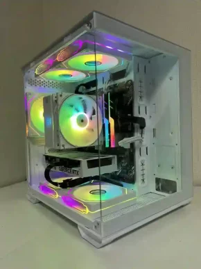 CASE FULL TRẮNG OKINOS RYZEN 5600X - NVIDIA RTX PNY 4060 SUPER   25 Icnh MSI 180Hz GAMING